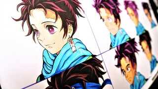 How can you draw Tanjiro Kamado using 9 anime styles?