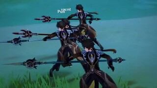 【原神】外网玩家尝试用四钟离挑战各世界BOSS有趣时刻合集