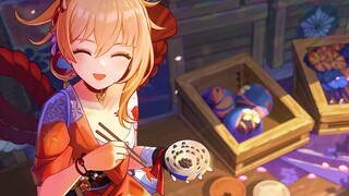 Maybe every traveler hides an optimistic and cheerful girl "Xiao Gong" like fireworks