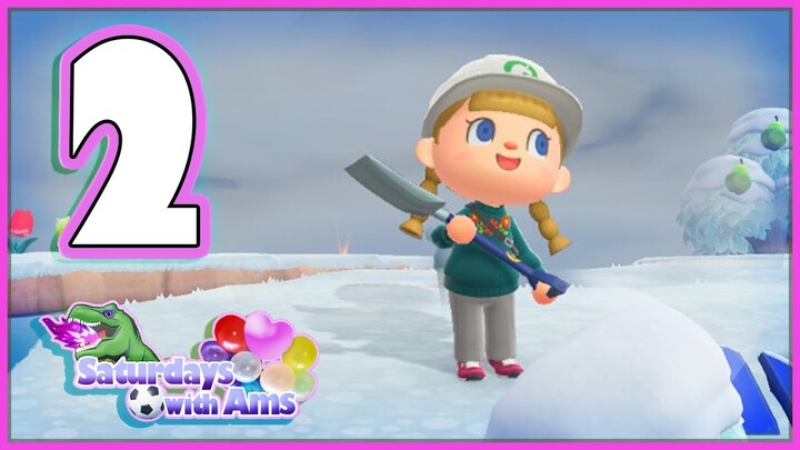 Saturdays with Ams Ep 2- WaterFalls in the Snow! (Animal Crossing New Horizons)