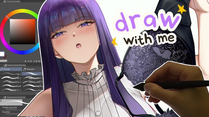 [Draw] How to Draw Sexy Fern - Frieren