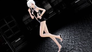 [MMD]Yowane Haku's sexy dance in a hip dress