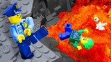 LEGO Gold Mine | Betrayed in a Volcano Eruption