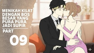 MENIKAH KILAT DENGAN BOS BESAR YANG PURA PURA JADI SUPIR PART 9 - Drama Animasi Sekolah