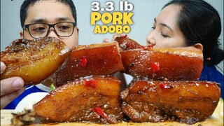 MELTS IN THE MOUTH PORK BELLY ADOBO SA ASUETE | MUKBANG PH collab with @Simply Nikai Mukbang