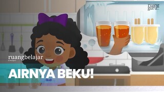 Perubahan Wujud Benda Cair ke Padat | Belajar Bersama Dafa dan Lulu - 3 SD