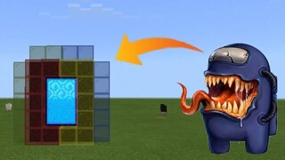 CARA MEMBUAT PORTAL AMONG US EXE - MINECRAFT