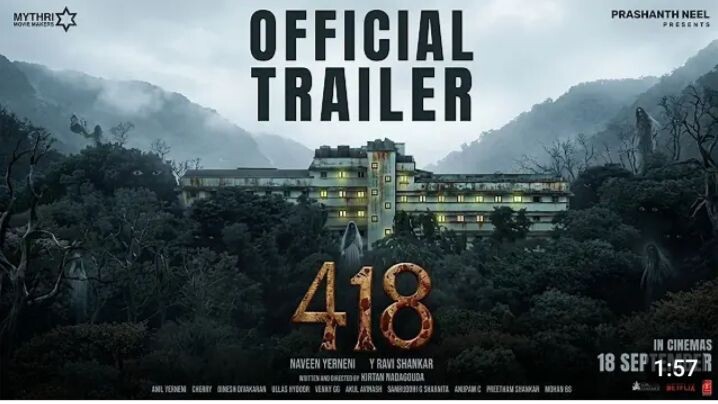 418- Official Hindi Trailer | Prashanth : Neel | Kirtan Nadagouda | release from 16 October