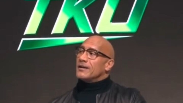 [Dwayne “The Rock” Johnson] It’s an honor to join TKO—this is a day of profound significance for me.