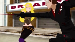 [RWBY Doujin Fighting Animation] Yang abuses Adam