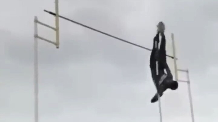 Pole vaulting can sometimes really go wrong.