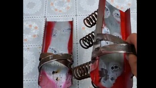 Sepatu pegas buatan sendiri! Melompatnya tinggi sekali!