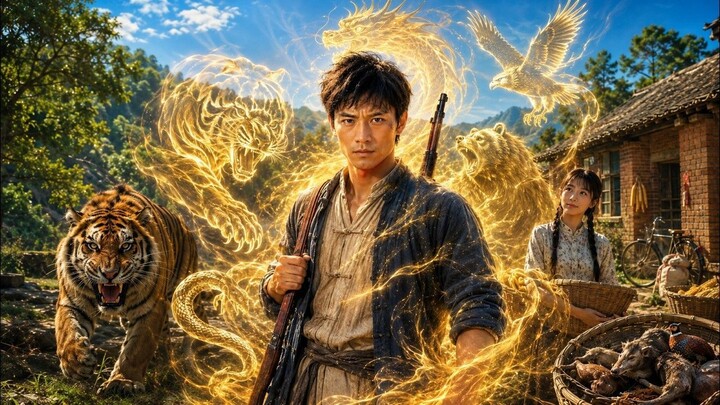 Xuyên không thành kẻ ốm yếu, được long vương ban dị năng muông thú, săn hổ làm giàu khắp cả thôn