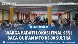 Warga Padati Aula Kantor Bupati Konawe Utara Saksikan Final MTQ ke-30 Sultra Cabang Seni Baca Qur'an