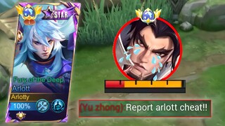 THIS NEW ARLOTT ONE SHOT BUILD WILL MAKE YU ZHONG USELESS IN HIGH RANK!🔥