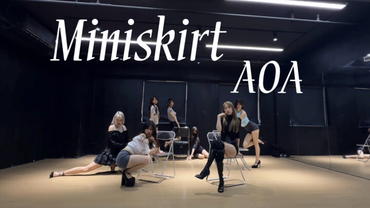 AOA lại tung phòng tập mới rồi?! | Miniskirt (Váy ngắn)