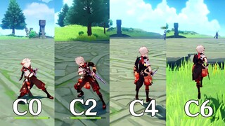 C0 Kazuha vs C2 Kazuha vs C6 Kazuha! How Much is the Difference? Comparison