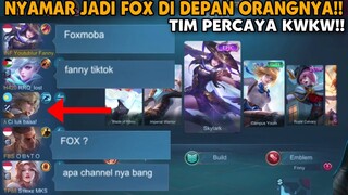 NYAMAR JADI FOX DI DEPAN ORANGNYA, TIM MALAH PERCAYA AJA KWKW!!