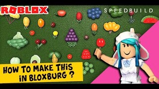 SpeedBuild Fruits & Vegetables | Welcome to ROBLOX Bloxburg