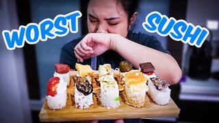 I made the worst sushi in japan