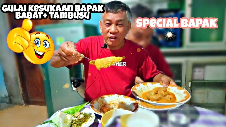 SPECIAL BAPAK MAKAN GULAI BABAT+TAMBUSU‼️🔥‼️