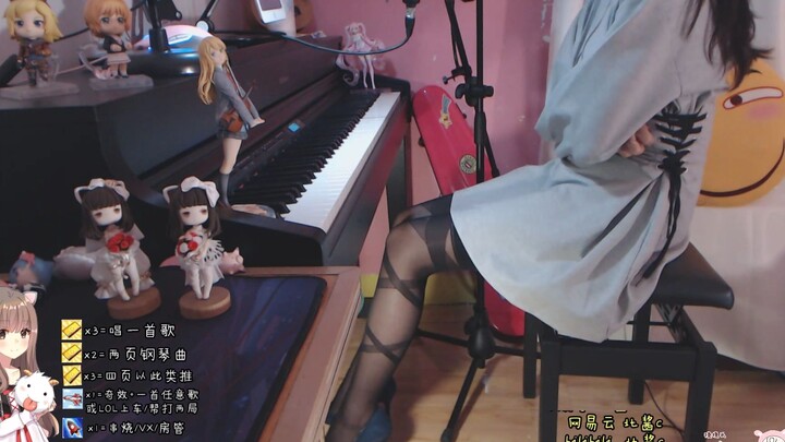【斗鱼北酱y】❤萨蒂:第一号裸体舞曲  钢琴弹奏（轻助眠） ~♪