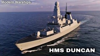 Modern Warships: HMS DUNCAN in action. online gameplay