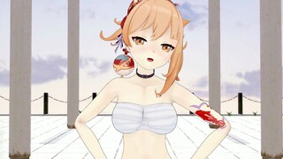 ลุกเป็นไฟอีกแล้ว! [Bandage Version Xiaogong-เก็นชินอิมแพกต์MMD-4K]