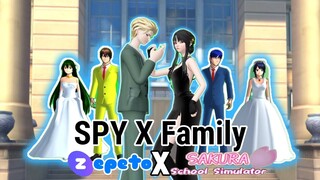 Spy X Family | Momen Loid x Yor Menikah | sakura school simulator x zepeto