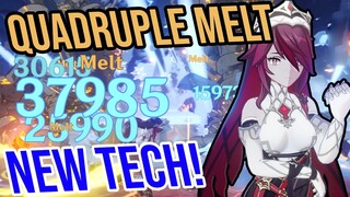 Melt Rosaria is AMAZING! Triple Your Damage! Genshin Impact Guide