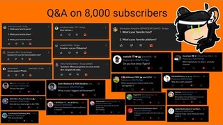 Q&A on 8,000 subscribers | ZelTigerGirl