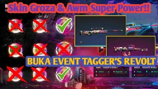 Dapatin Skin Groza dan Awm di Event Tagger's Revolt | GARENA FREE FIRE INDONESIA