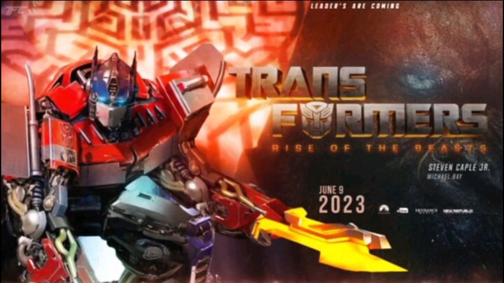transformers rise of the beasts motion poster | concept fan art | 2023