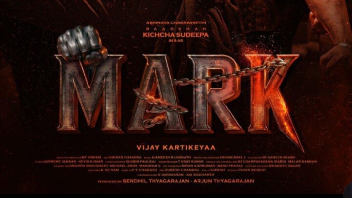 “Mark”🎭 Lead actor: Kichcha Sudeep🎬 Genre: Action thriller📅 Release: 25 Decemb