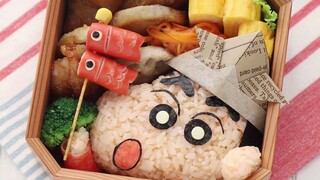 [Nhật ký hộp cơm trưa] Mặt bánh bao của Crayon Shin-chan chắc chắn rất ngon!