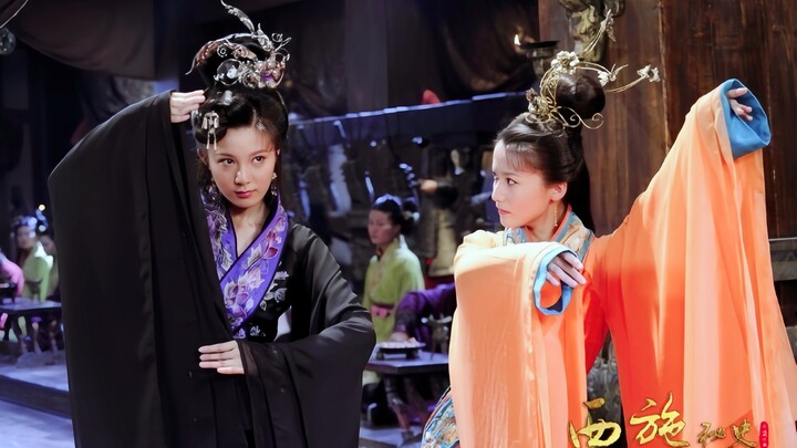 The Two Beauties of Yue: Xi Shi and Zheng Dan Dance Together