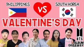 PHILIPPINES vs SOUTH KOREA | Valentine's Day Edition with BTS ALBUM GIVEAWAY