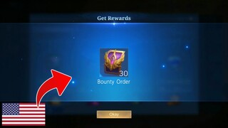 CARA DAPATKAN BOUNTY ORDER/TIKET DRAW GRATIS SERVER AMERIKA DI EVENT BOUNTY HUNTER! - MOBILE LEGENDS