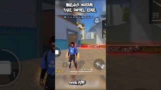 DRAMA NGEJAR MUSUH PAKE DOBEL SG #freefire #shorts