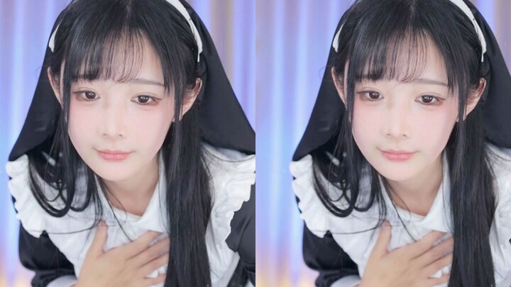 【鱼子酱】《染上你的颜色》修女套装 直播跳舞录屏