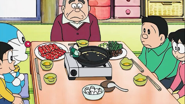 Nobita trở thành bậc thầy nấu lẩu và mời bạn bè đến thưởng thức món ăn