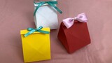 [Hộp mù, hộp quà] Một hộp quà có thể được làm bằng cách gấp lại bất cứ lúc nào, rất dễ học và rất dễ