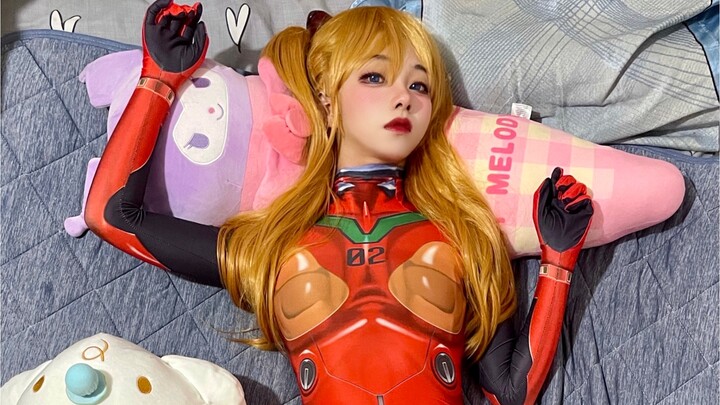 Bộ đồ chiến đấu Asuka cos