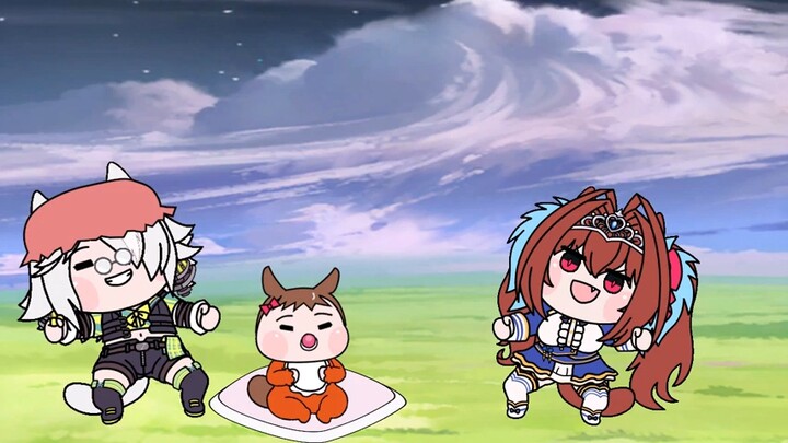 [Uma Musume: Pretty Derby Tanuki Animation] Cháu gái