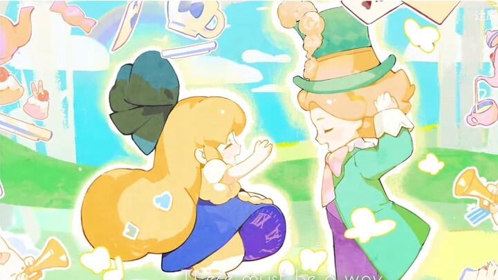 [Original Animation] Alice in Wonderland Super Sweet English Song Short Theater That Took 3 Months t