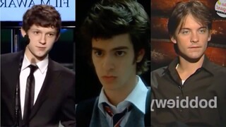 三代蜘蛛侠同框、年轻时候的对比，谁更帅呢？