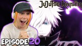 GOJO PURPLE TECHNIQUE Jujutsu Kaisen Episode 20 REACTION