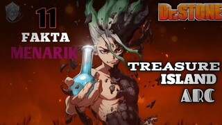 11 fakta menarik arc trasure island!!!|manga dr. stone|.