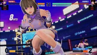 KOF15　チャンピオンvs覇者　ユリvsアテナ　一回のミスで形勢逆転　これがクライマックスコンボの威力…