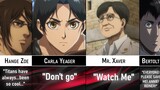 LAST WORDS OF ATTACK ON TITAN CHARACTERS